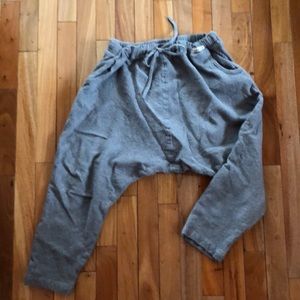 Handmade harem/drop crotch pants